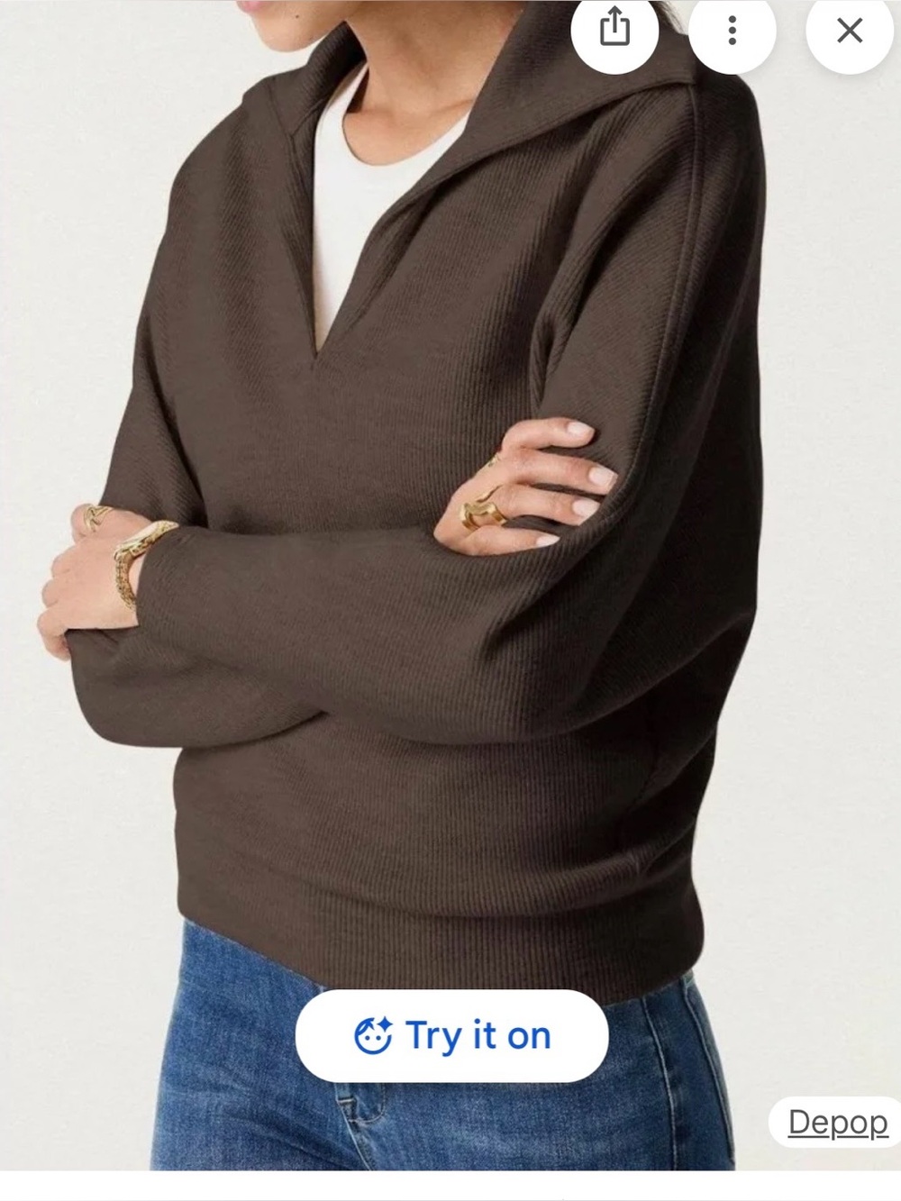OGL Batwing Wool Knit Sweater